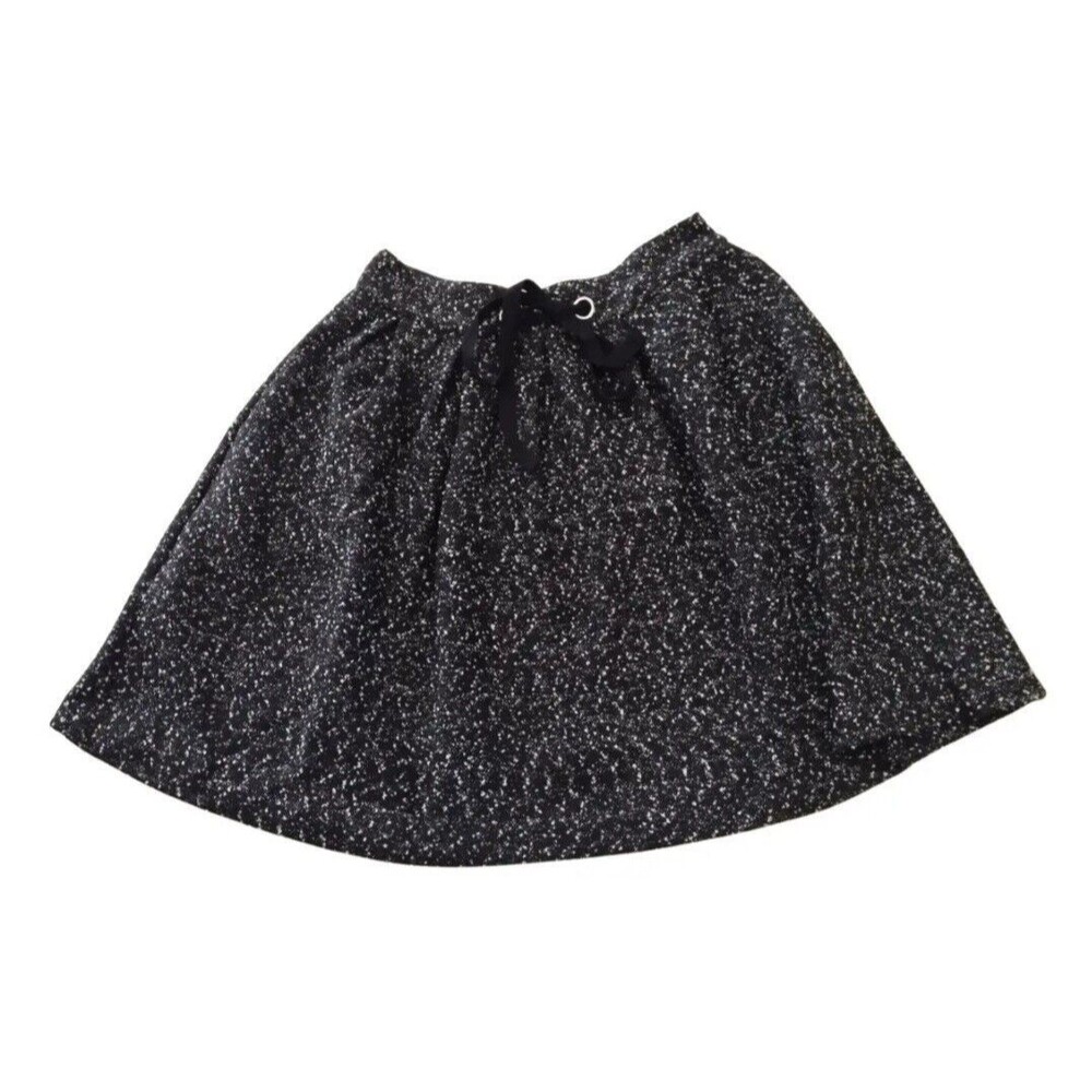 FRNCH Women's Skirt Size Small Black~ Pockets ~Mini ~Skater ~Grunge